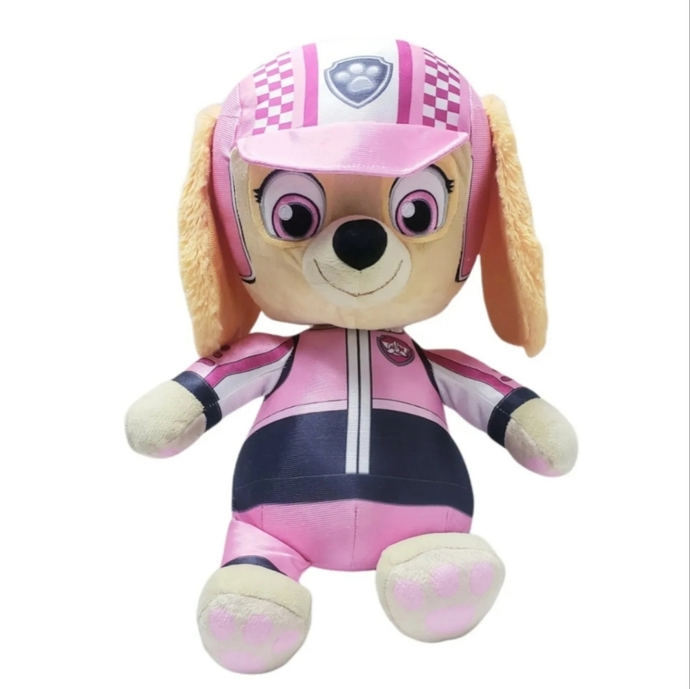 Paw Patrol Ready Race Rescue Pink Plush Skye Nickelodeon Helicopter 18" H